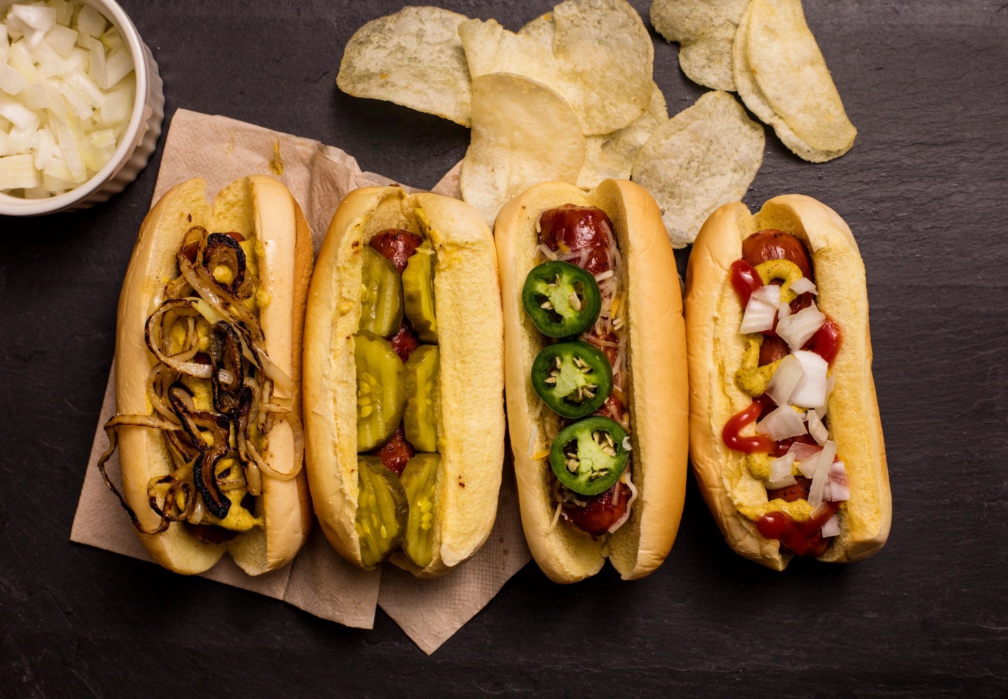 Hot dog cart at event