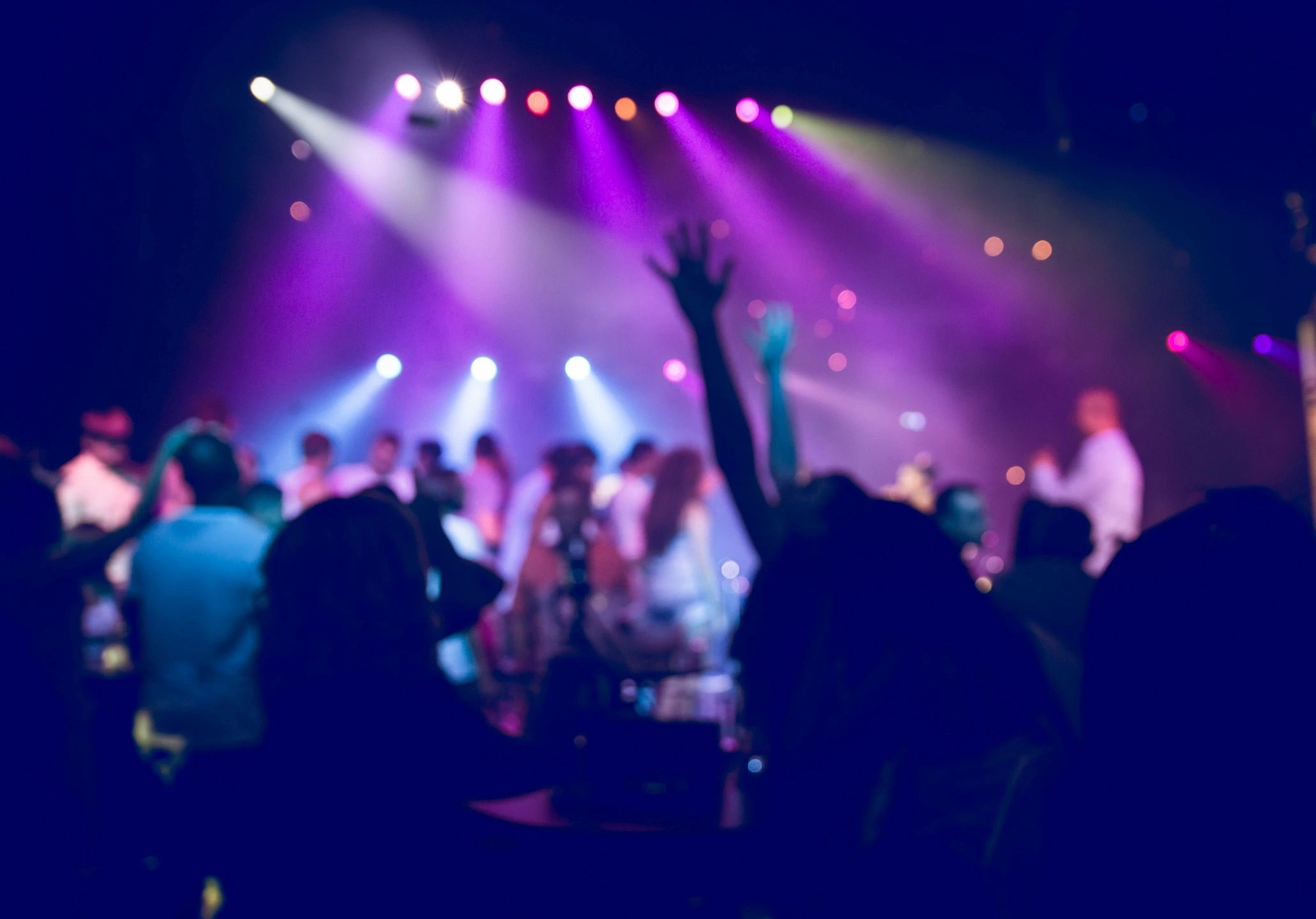 DJ performing at event